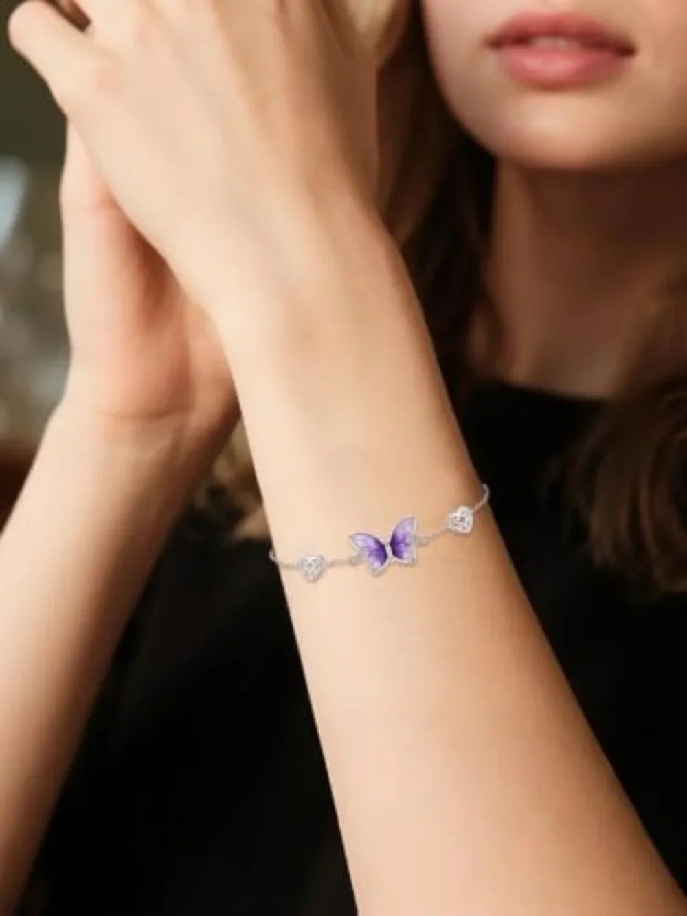 Charming 18K White Gold Animal Bracelet for Women | Cute Animal Jewelry Gift